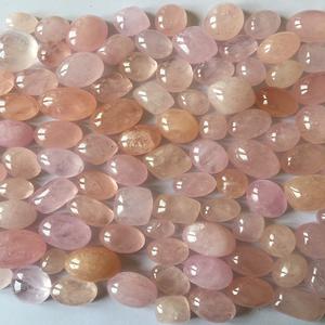 พลอยมอร์กอนไนต์สีชมพูธรรมชาติ เกรด AAA ผ่านการอบความร้อน ทรงหลังเบี้ย - Product Image 4