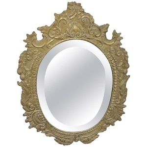 Oval Tin Metal Clad <b>Mirror</b> for Metal Decoration Home Decoration and for Homes Decor Purpose Handicrafts New Design <b>Mirror</b> - Product Image 1