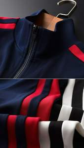 Traje de chándal de lana Lisa para hombre, ropa deportiva de equipo, traje de entrenamiento deportivo, ropa de entrenamiento y Jogging - Product Image 3