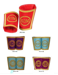 Masonic Regalia Royal Antediluvian คำสั่งของบัฟฟาโลแร็บถุงมือ/ข้อมือชุดเครื่องราชกกุธภัณฑ์ Masonic - Product Image 3