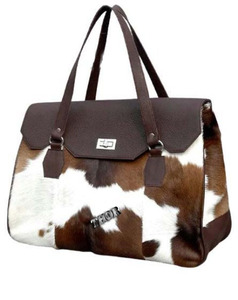 Cuero de vaca Bolso de cuero natural Bolso de hombro Cuero curtido vegetal Para mujeres Bolsos de mano - Product Image 5