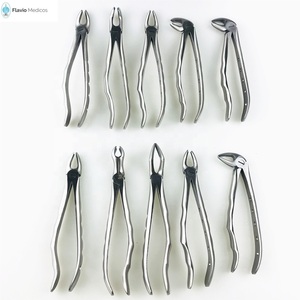 Pinces d'extraction dentaire, ensemble de 10 pièces, modèle anglais, instruments en acier inoxydable - Product Image 3