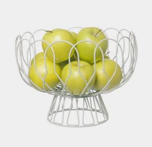 Cesta de Metal de acabado galvanizado para cocina, para el hogar Juego de 3 piezas de Metal, restaurante, frutas y verduras, Color negro - Product Image 3