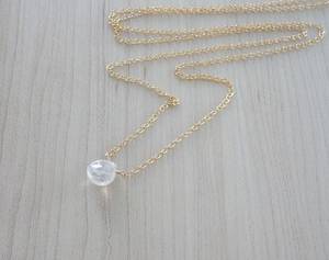 92.5เงินสเตอร์ลิง18 "พลอยพลอยสีรุ้งธรรมชาติทรงเหลี่ยมเพชรพลอยรูปหัวใจสีฟ้าสำหรับผู้หญิงสำหรับเป็นของขวัญ - Product Image 2