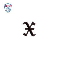 Patch d'alphabet gothique brodé, lot de 26 lettres d'autocollants, Logo de l'équipe personnalisé