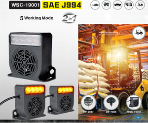 Mới 10-80V sao lưu báo động 107dB đa chức năng sao lưu cảnh báo báo động đảo ngược beeper buzzle tiếng ồn Trắng - Product Image 6