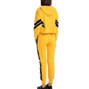 OEM Wholesale Custom Logo 2 Piece Plain Long Sleeve <b>Tracksuits</b> Women <b>Velour</b> Sweatsuit For Women - Product Image 5