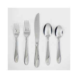 Ensembles de service de salade Canaveral de table Liberty vaisselle occidentale plaquée argent en acier inoxydable ensembles de couverts élégants - Product Image 1
