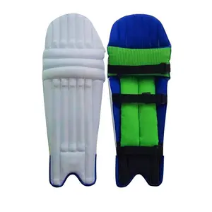 Latest Design Leather Made Cricket Batting Protection Pads For Sale