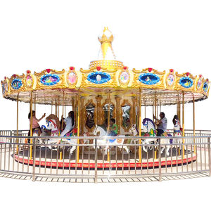 Globe gros bon prix manège extérieur <span class=keywords><strong>enfants</strong></span> manege forain grand carrousel électrique cheval d'amusement se marier aller rond à vendre - Product Image 5