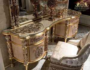 Ensemble de chambre à coucher de luxe classique Maharaja, taille personnalisée, collection DST, bois de teck moderne, meubles durables, livraison maritime en ligne - Product Image 3