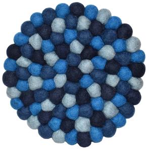 100% Woolen <b>Pan</b> Mat with 20 cm Felt Ball for Business & Promotional Gifts Hot <b>Pot</b> Felt Ball - Product Image 1