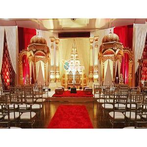 Decoraciones Tradicionales para Bodas del Sur de la India, Mandap, Grand Rajwada, Eventos Temáticos, Escenario de Boda Estilo Templo, Majestic Ireland - Product Image 1