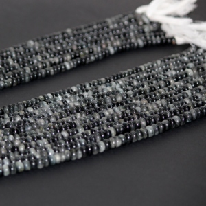 ลูกปัดพลอยรูปตาแมวธรรมชาติขนาด7มม. 8มม. สำหรับทำเครื่องประดับร้านค้าออนไลน์จากผู้จำหน่าย - Product Image 2