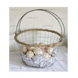 Panier à oeufs en fer de couleur noire de la plus haute qualité panier à oeufs de taille personnalisée de forme ronde au meilleur prix en Inde - Product Image 3