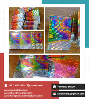 Film de lamination en polyester transparent holographique 3D de qualité supérieure, imperméable, avec adhésif acrylique activé par l'eau, 100 m
