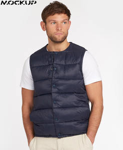 Chaleco de Invierno para Hombre, Precio Económico, Material de Poliéster Transpirable, Diseño Sólido, Ropa Exterior Masculina al por Mayor - Product Image 6