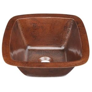 Fregadero de baño de forma ovalada de diseño de tendencia, lavabo de baño martillado de cobre de la más alta calidad para proveedor mayorista - Product Image 4