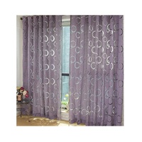 Rideaux de décoration de chambre en coton biologique 100% certifié GOTS, design luxueux gris et or mélangés