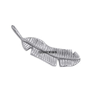 Bandeja de servir de hoja de Metal dorado creativo, Plato decorativo clásico de lujo, plato de servir de gran oferta al por mayor - Product Image 2