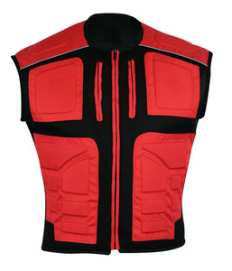 Chaleco de motocicleta con Logo personalizado para hombre, Cordura, sin mangas, cintura, alta calidad, talla grande - Product Image 2