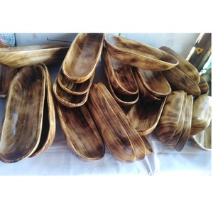 Venta al por mayor masa de madera maciza y ensaladera diferentes tamaños colores estilos masa larga y bandeja - Product Image 2