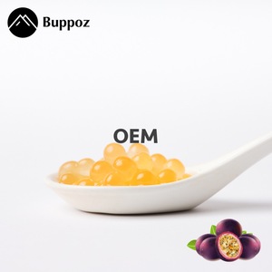 Passion Fruit tapioca popping pearl <b>bubble</b> tea ball pearl <b>boba</b> - Product Image 1