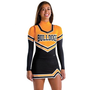 Adult Girls Cheerleading Uniform Design Your Own Customizable Color Game Matches Cotton Polyester Rayon Nylon Spandex <b>Latex</b> - Product Image 5