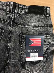 Vêtements de marque authentiques, denim pour homme, coton, décontracté, coupe slim, extensible, respirant, teint en pièce, fermeture éclair, mi-longueur - Product Image 6