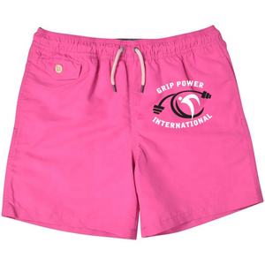 กางเกงขาสั้นลำลองสำหรับผู้ชาย ผลิตจากโรงงาน ผ้าไนลอน/คอตตอน ระบายอากาศได้ดี เอวยางยืด พร้อมลายปักอักษรย่อ - Product Image 6