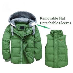 down jacket zip off sleeves