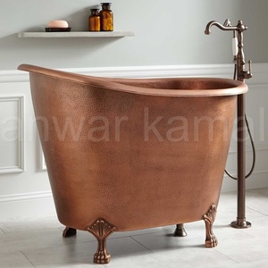 อ่างอาบน้ำแบบเท้ากรงเล็บดีไซน์ทำจากทองแดงโบราณที่มีเอกลักษณ์ - Product Image 2