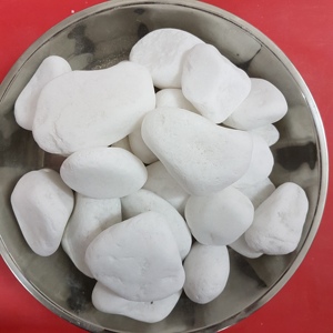 Guijarros de cristal blanco para pavimentación - Product Image 3