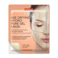 Mascarilla de Gel Hidratante Anti-edad Hydro Pure, Mascarilla de Tela de Algodón con Ácido Hialurónico para Todo Tipo de Piel, Hecha en Corea