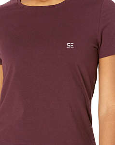 T-shirt à manches courtes en coton et Polyester pour femmes, haut actif, Design imprimé, grande taille - Product Image 6