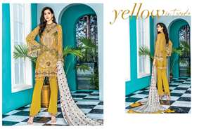 Robe de soirée en coton de haute qualité Salwar Kameez pour femmes Styles indiens et pakistanais Qualité d'exportation pour l'Inde et le Pakistan - Product Image 2