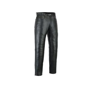 Pantalon de course en cuir PU, pantalon de moto en cuir avec logo personnalisé, anti-boulochage, pantalon coupe-vent pour l'extérieur - Product Image 1