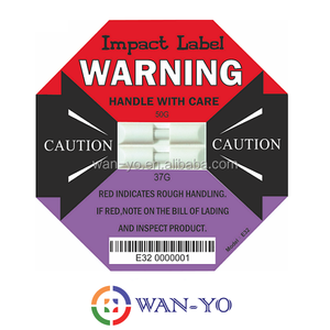 Indicateur de choc WAN-YO étiquette d'impact pour surveiller les vibrations et décourager les mauvaises manipulations - Product Image 6