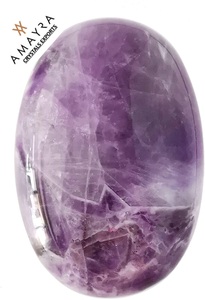 Pierres précieuses naturelles Améthyste Pierre de palmier Cristaux de guérison Pierres précieuses Agate Produits métaphysiques des exportations de cristaux d'Amayra - Product Image 2