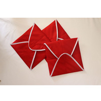 Fabricant professionnel Hugs n Rugs – Housse de platteau 100 % coton tissé, écologique, séchage rapide, couleur rouge, tailles personnalisables, magnifique