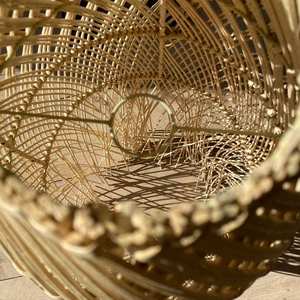 Abat-jour en rotin tissé à la main, décoration de la maison, abat-jour en rotin naturel tissé pour la maison - Product Image 4