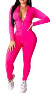 Neon Festival Fashion Womens Automne Hiver Ensemble de survêtement deux pièces avec haut et pantalon Tenues assorties élégantes pour la saison - Product Image 3