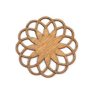 Dessous de verre en bois de conception merveilleuse avec un dessous de verre de tasse de couleur marron de qualité exclusive au prix le plus bas - Product Image 3