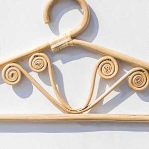Luna Rattan Wall Hooks Garments Organizer Rack Clothes <b>Hat</b> Hanging Hook Rattan /SISU/ RH-114 - Product Image 5