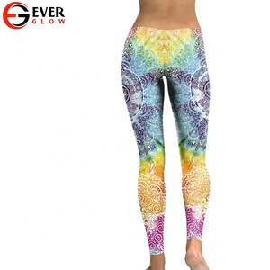 Ladies Sexy Sublimation Polyester Spandex <b>Legging</b> Yoga - Product Image 2