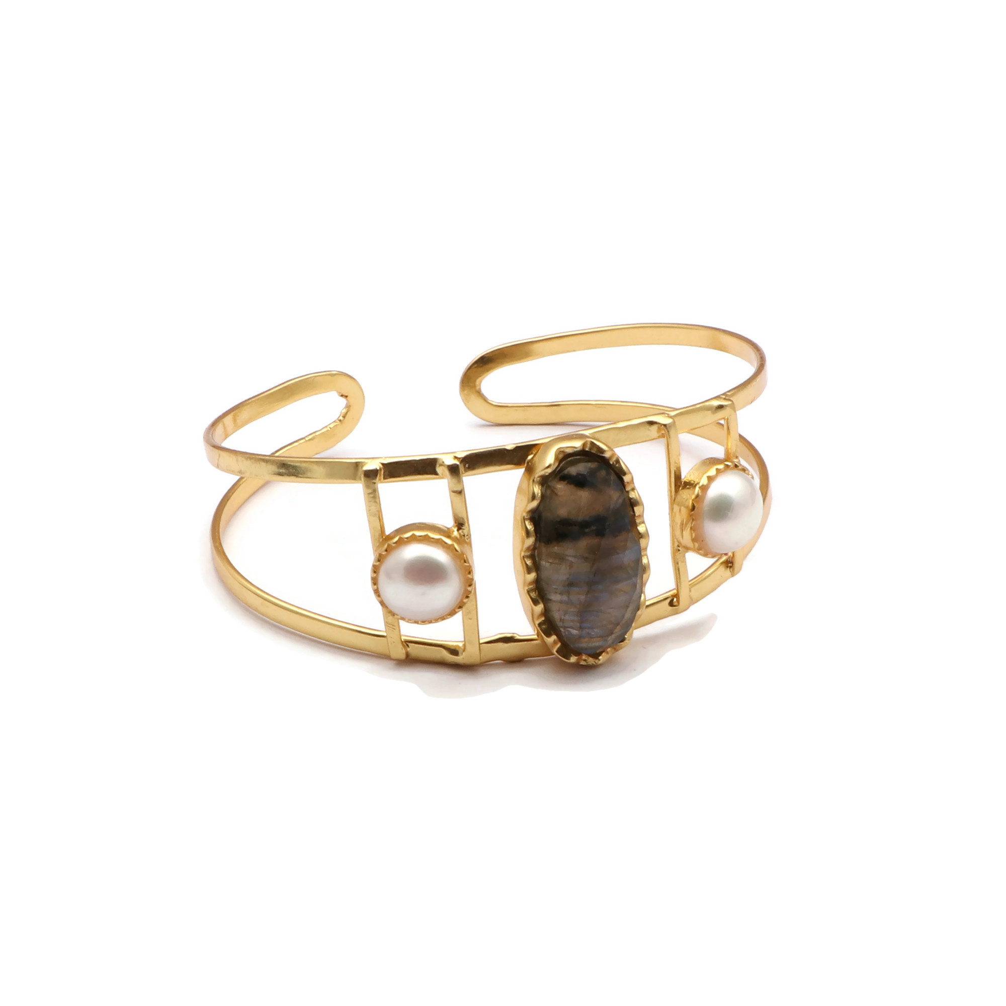 Labradorite & Pearl