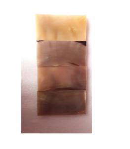 Plaques uniques en corne naturelle de buffle dans des tailles personnalisées adaptées aux montures de lunettes et à l'artisanat pour une taille personnalisée - Product Image 3