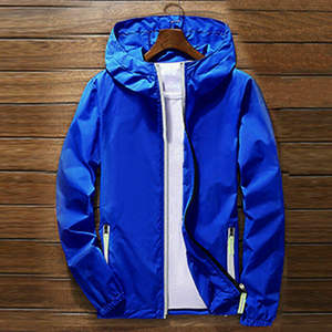 Nailon-chaqueta impermeable con revestimiento de PVC, para lluvia, venta al por mayor - Product Image 1