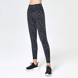 Leggings de sport géométriques doux pour femmes, nouveaux Leggings chauds sans couture pour Yoga et Fitness - Product Image 3