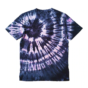 Nouveau T-shirt d'été 100% coton 180 GSM en jersey respirant grande taille, imprimé tie-dye et sérigraphié sur mesure - Product Image 1